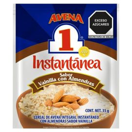 Avena instantánea sabor Vainilla con Almendras 