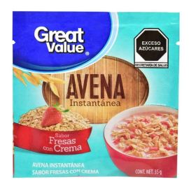 Avena instantánea Sabor Fresas con Crema 