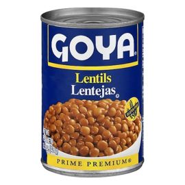 Lata de lentejas (Marca Goya)
