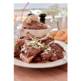 Oferta para 4 personas! Bistec de cerdo + Cervezas