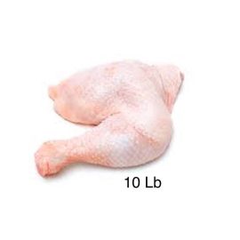 Paquete de 10 Libras de cuartos de pollo