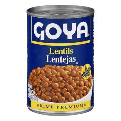 Lata de lentejas (Marca Goya)