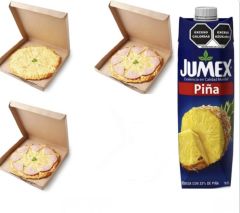 Combo pizzas + JUGO GRATIS  