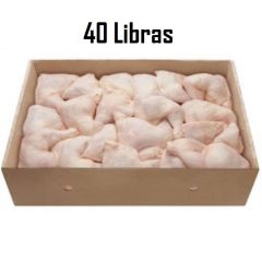 Caja de cuartos de pollo (40 Lbs)