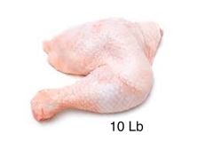 Paquete de 10 Libras de cuartos de pollo