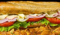 Sandwich de jamón y queso